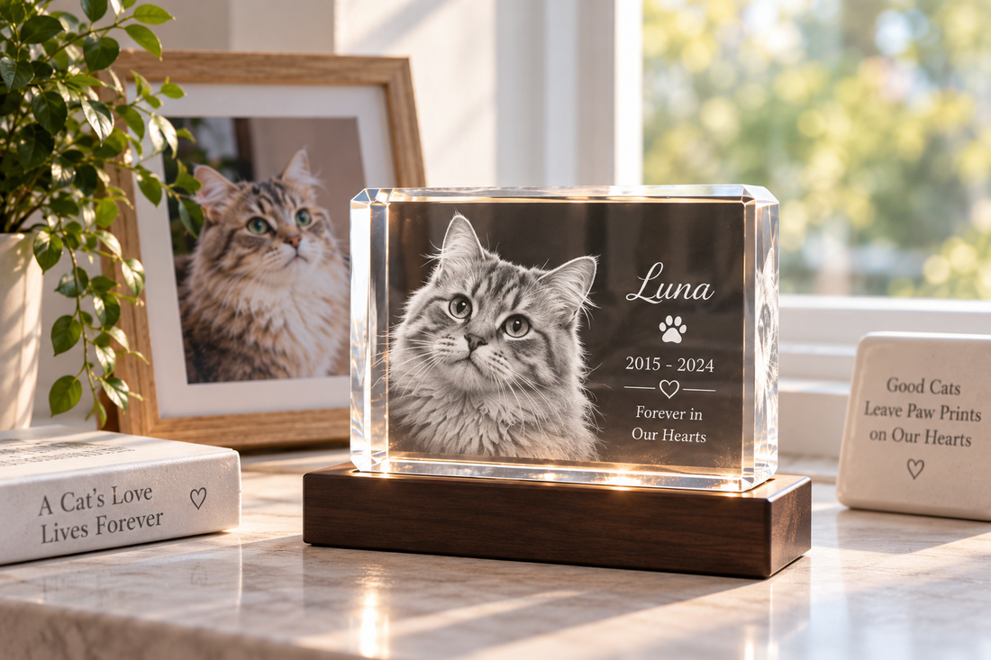 Personalized Cat Memorial Crystal Gifts: A Beautiful Way to Keep Their Memory Close