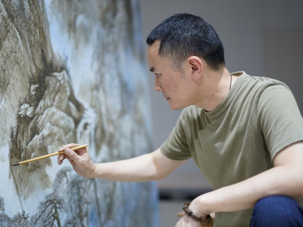 Liu Wenbin Landscape Ceramic Art