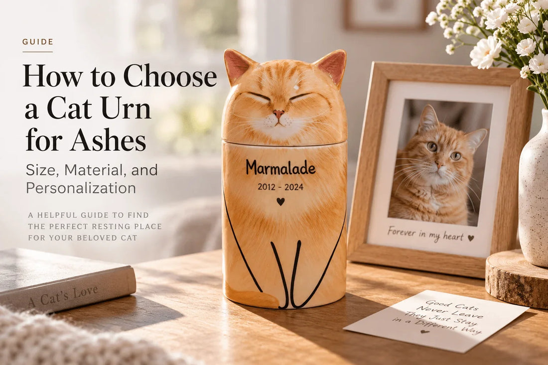 How to Choose a Ceramic Cat Memorial Urn That Feels Personal