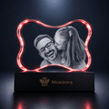 Memirova Father's Day Faceted Paw Print Crystal-Memirova