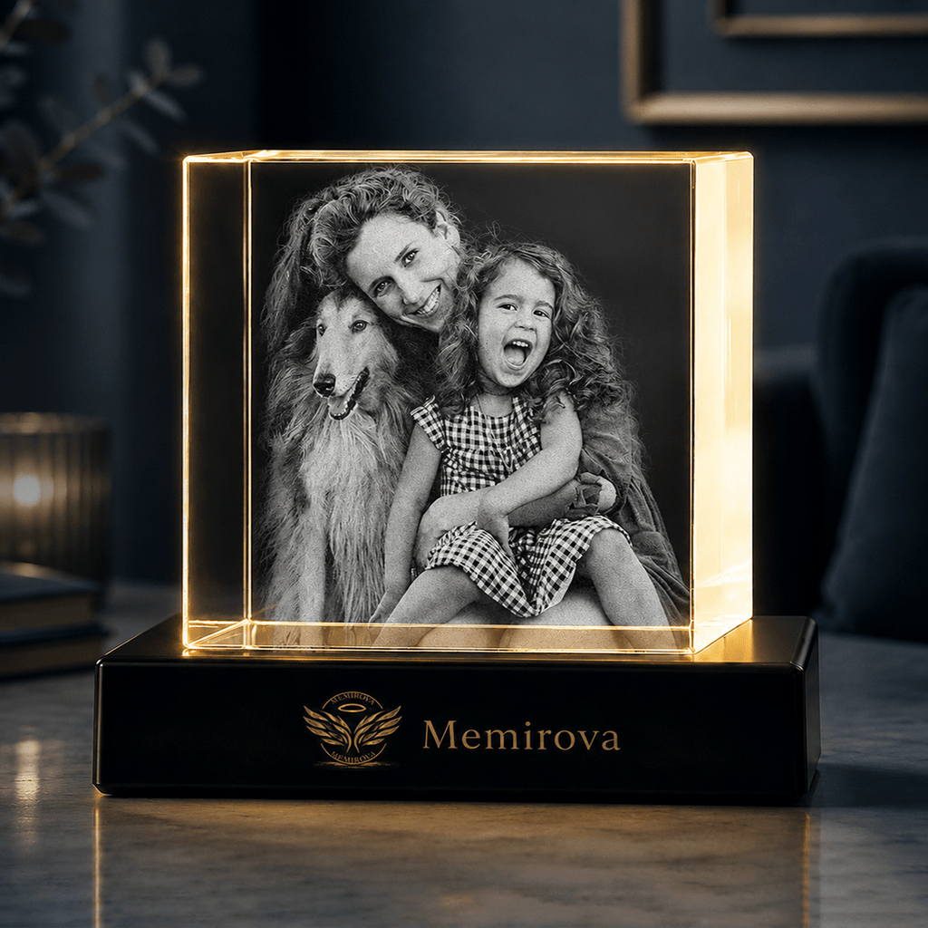 Memirova Mother's Day Faceted Crystal Keepsake-Memirova