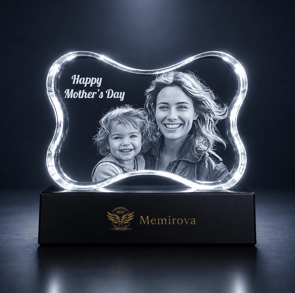 Memirova Mother's Day Faceted Bone Crystal Keepsake-Memirova