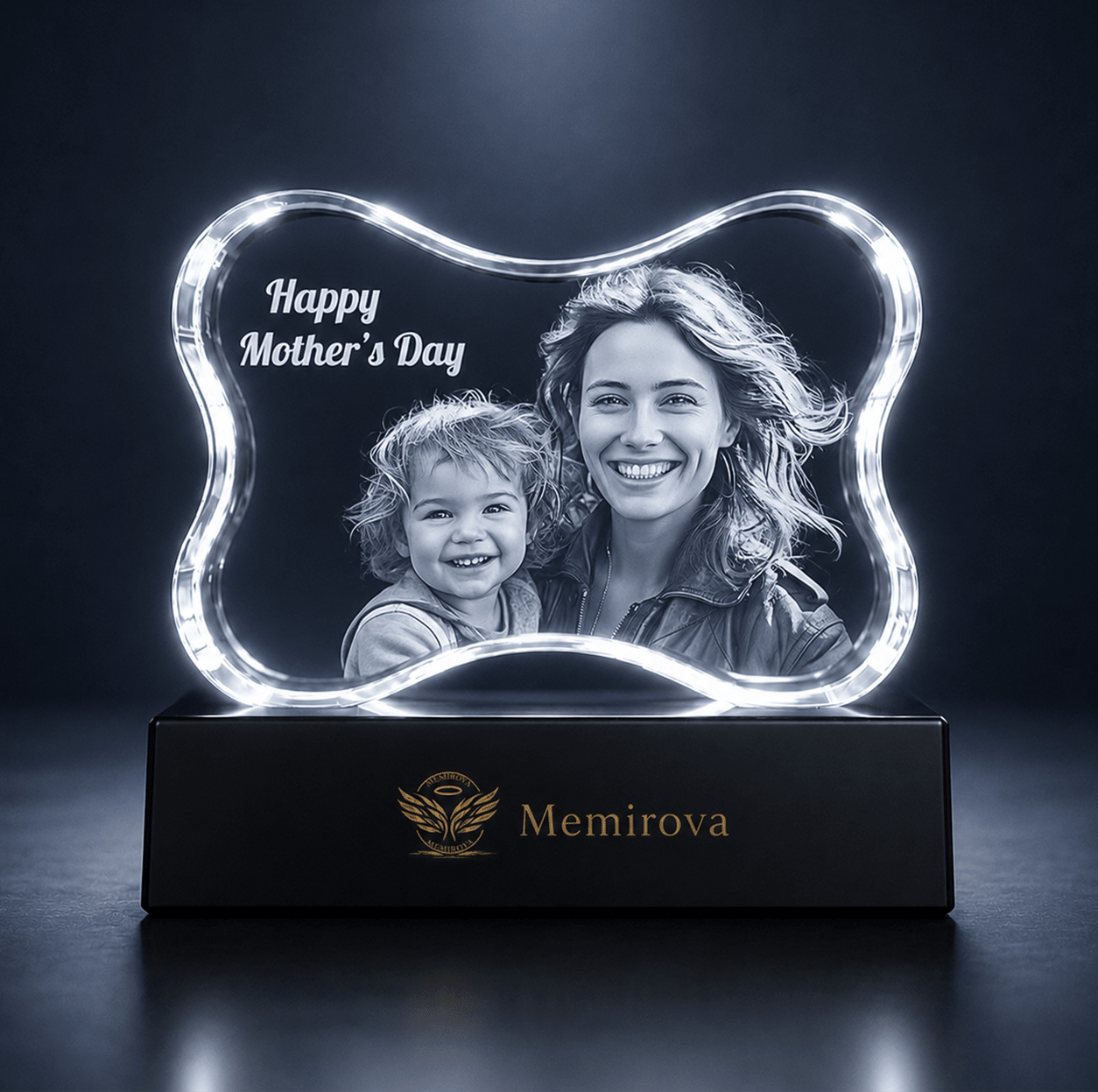 Memirova Mother's Day Faceted Bone Crystal Keepsake-Memirova