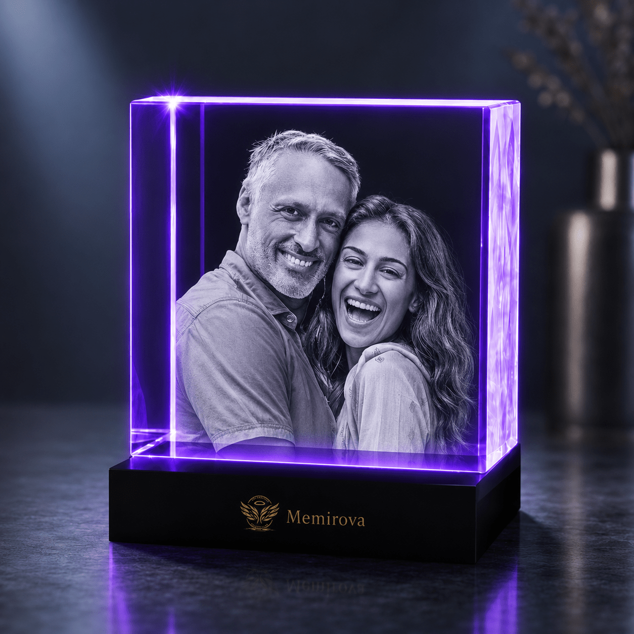 Memirova Father's Day Faceted Crystal Award-Memirova