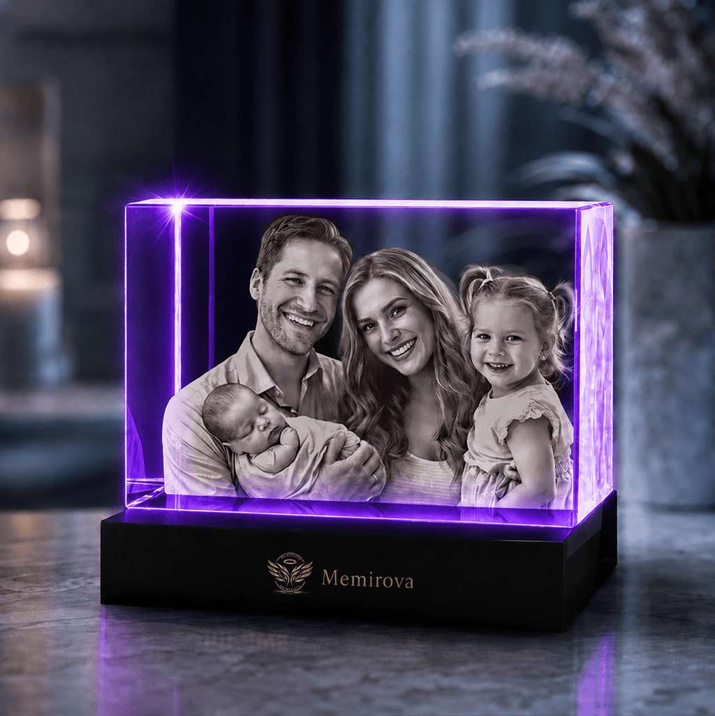 Memirova Personalized 3D Crystal Keepsake - Memirova