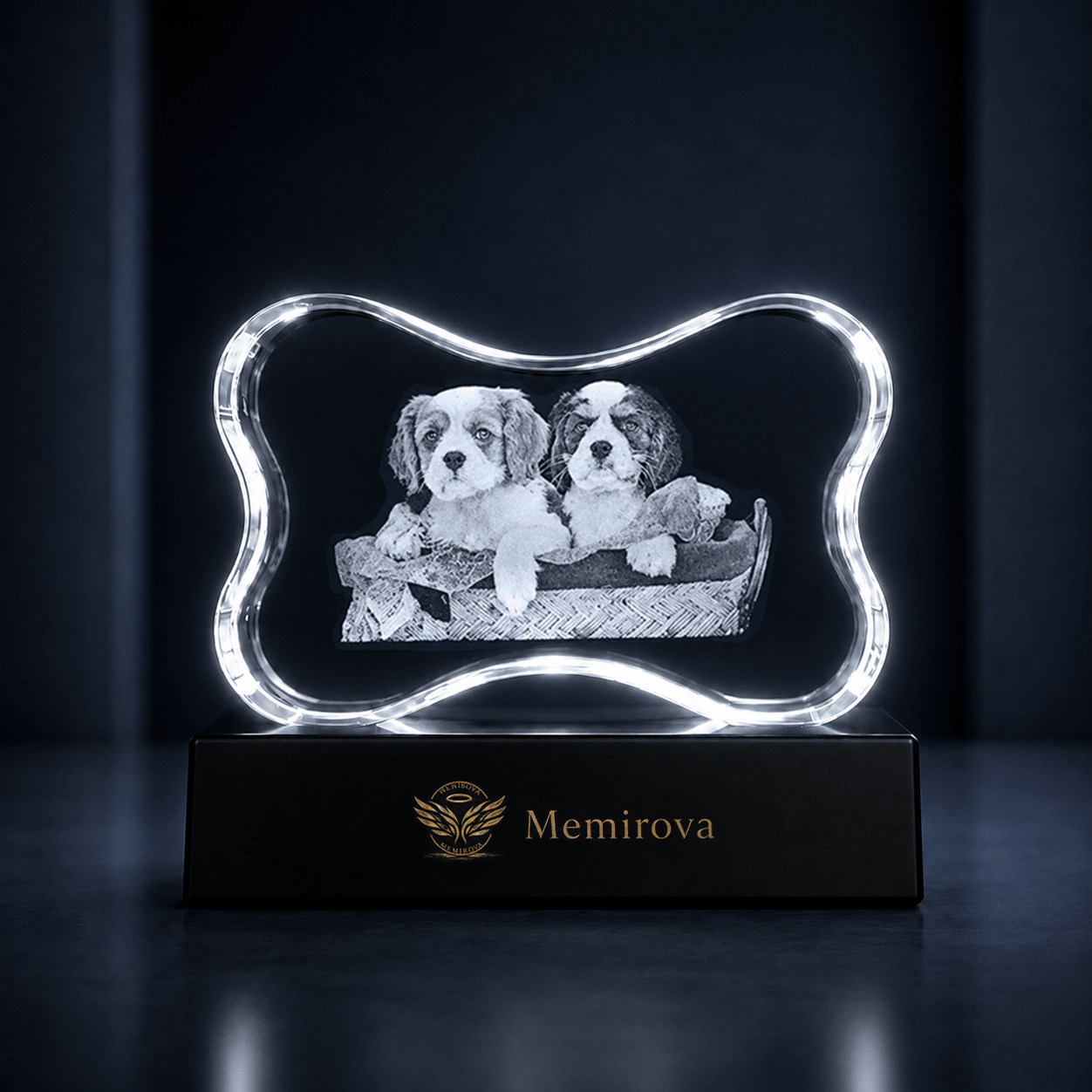 Memirova Faceted Bone Crystal Memorial Keepsake - Memirova
