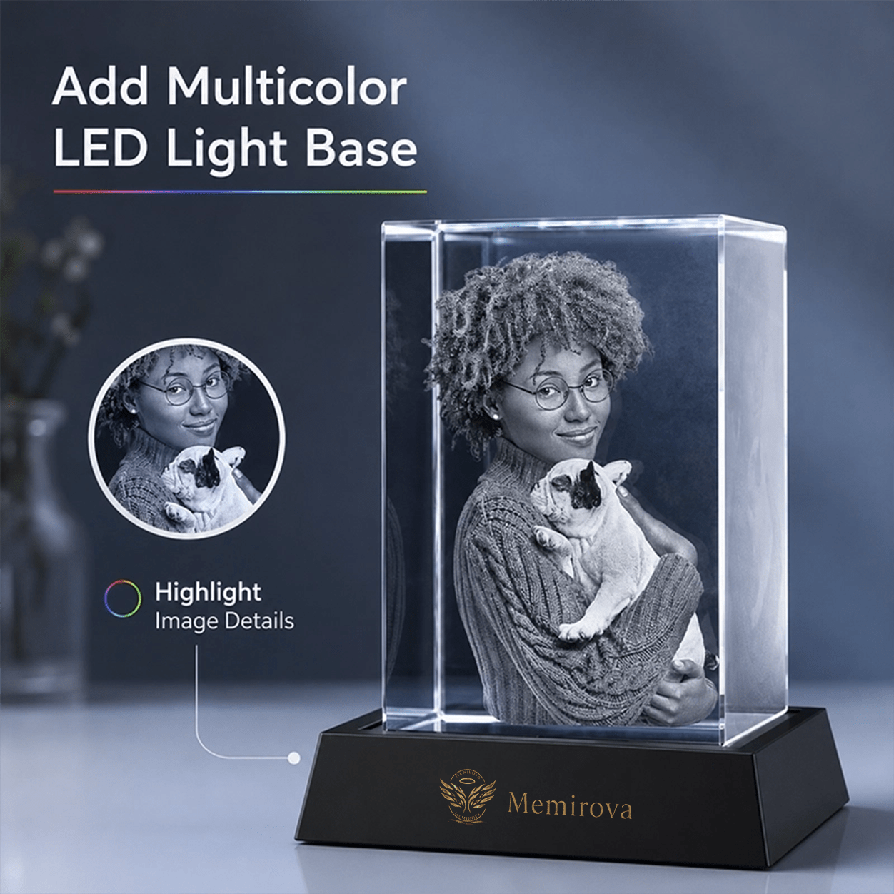Memirova Mother's Day Memory Crystal Keepsake-Memirova
