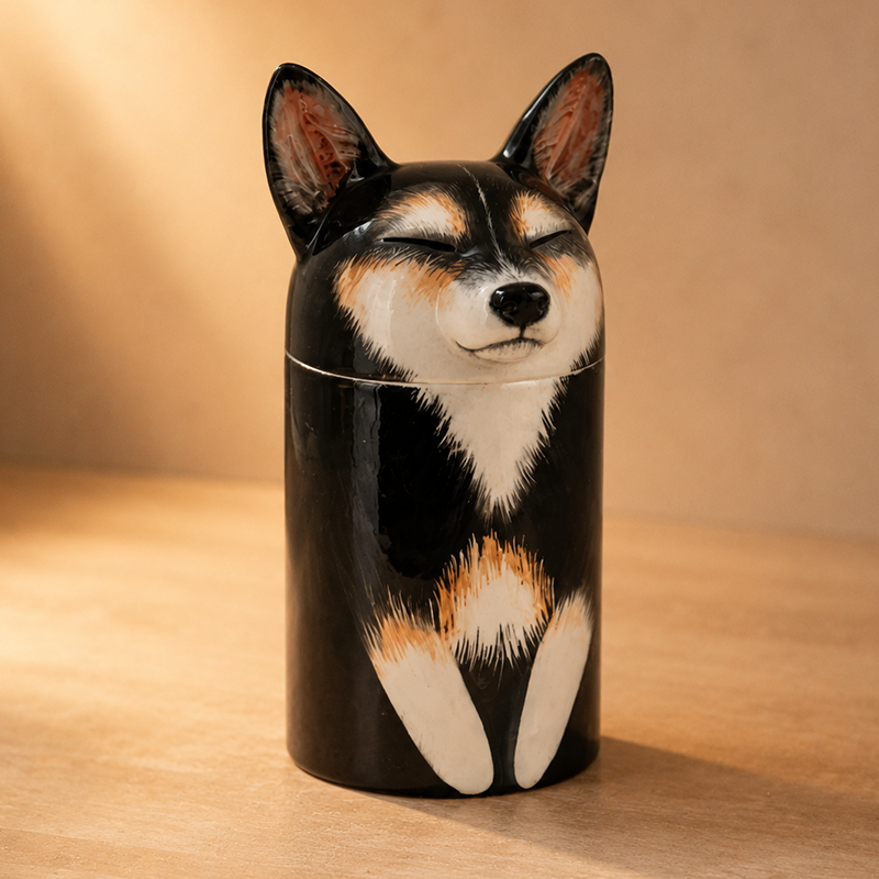 Dog Urn for Ashes Recreate the Coat Colors That Made Them Recognizable