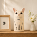 Dog Cremation Urn from Photo Recreate Their Signature Ears and Gentle Features