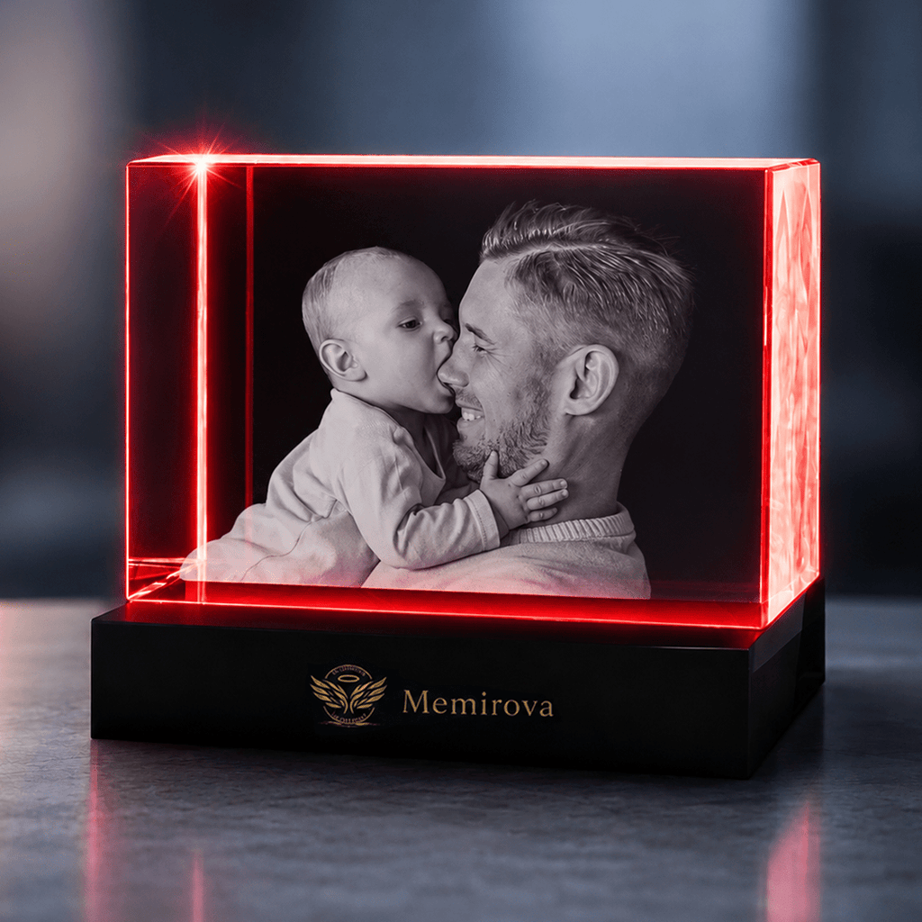 Memirova Father's Day Custom Crystal Plaque-Memirova