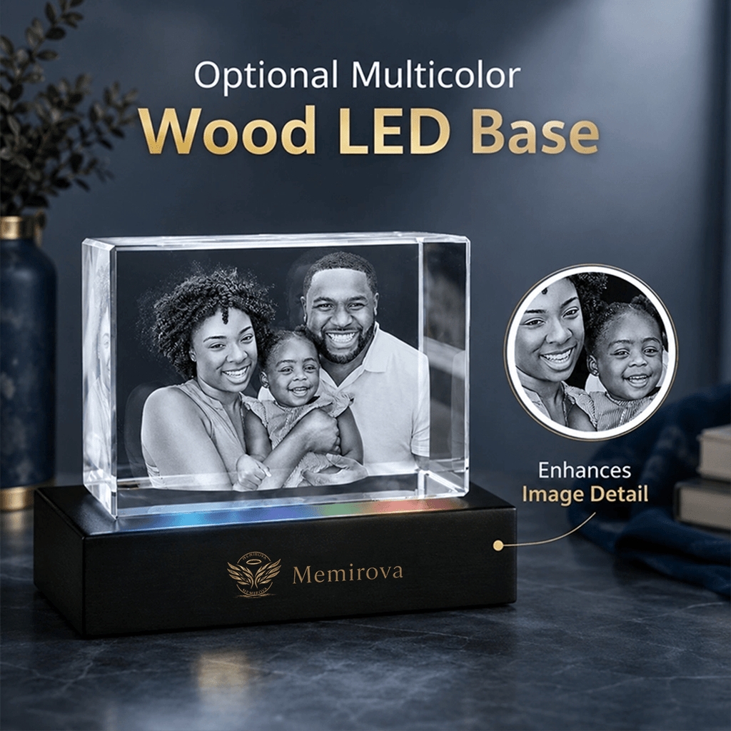 Memirova Father's Day Custom Crystal Plaque-Memirova