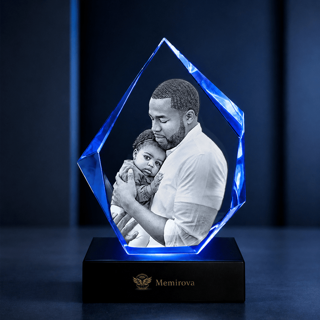 Memirova Faceted Prestige Crystal Memorial Keepsake - Memirova