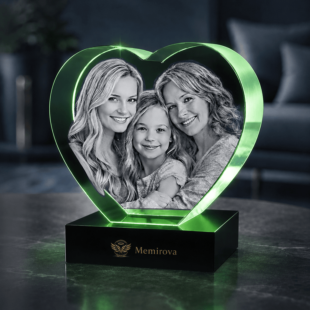 Memirova Memory Crystal Heart Keepsake - Memirova