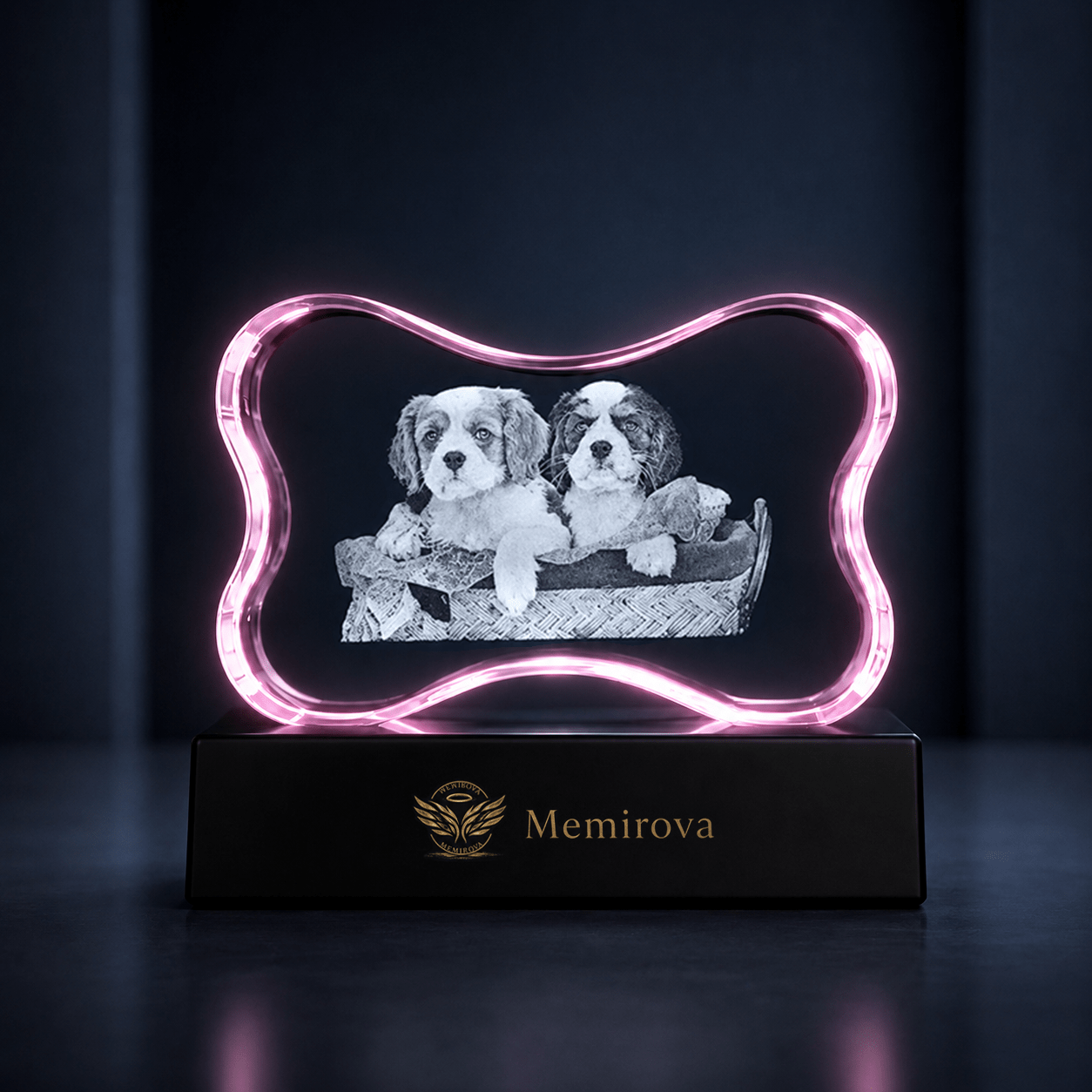 Memirova Faceted Bone Crystal Memorial Keepsake - Memirova