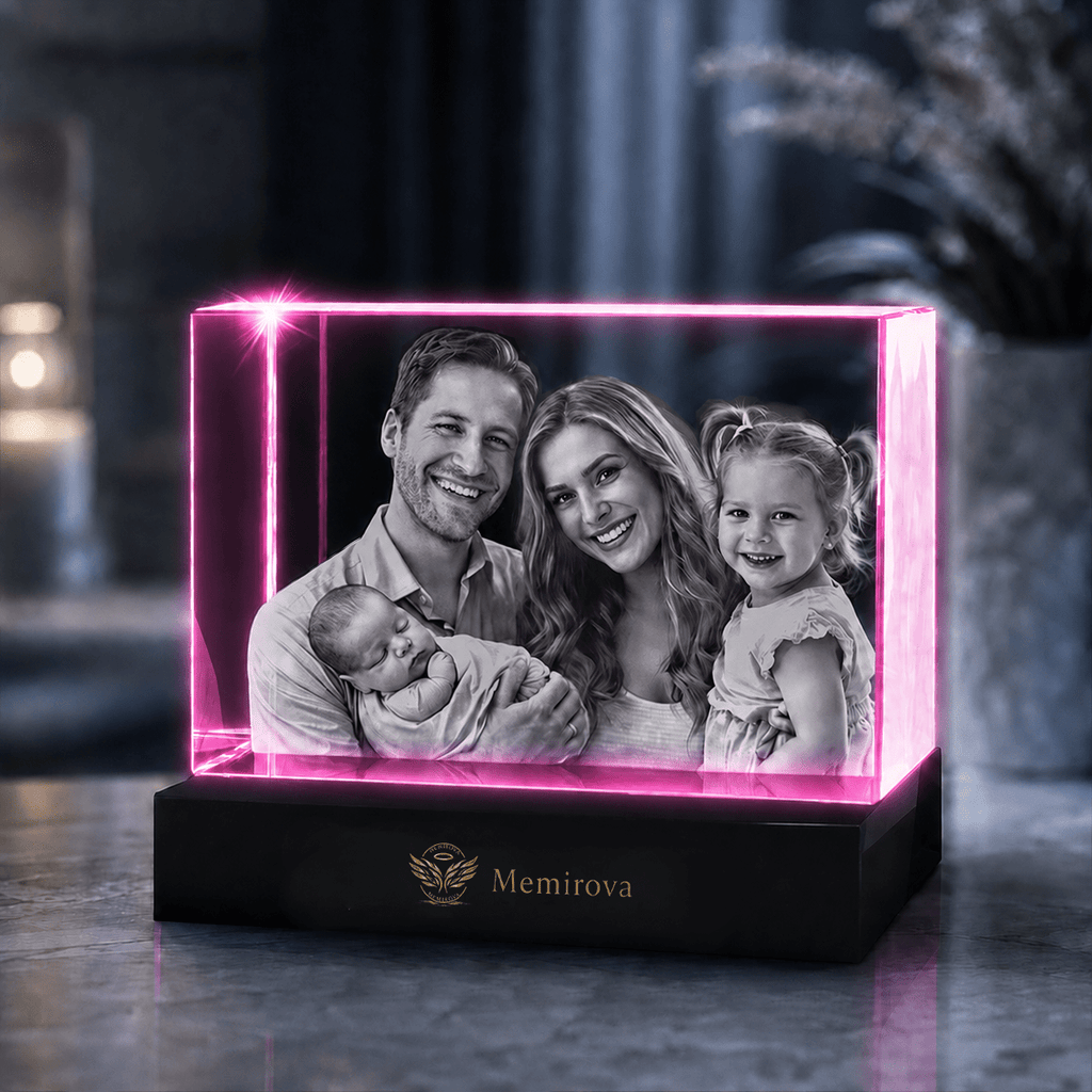 Memirova Personalized 3D Crystal Keepsake - Memirova