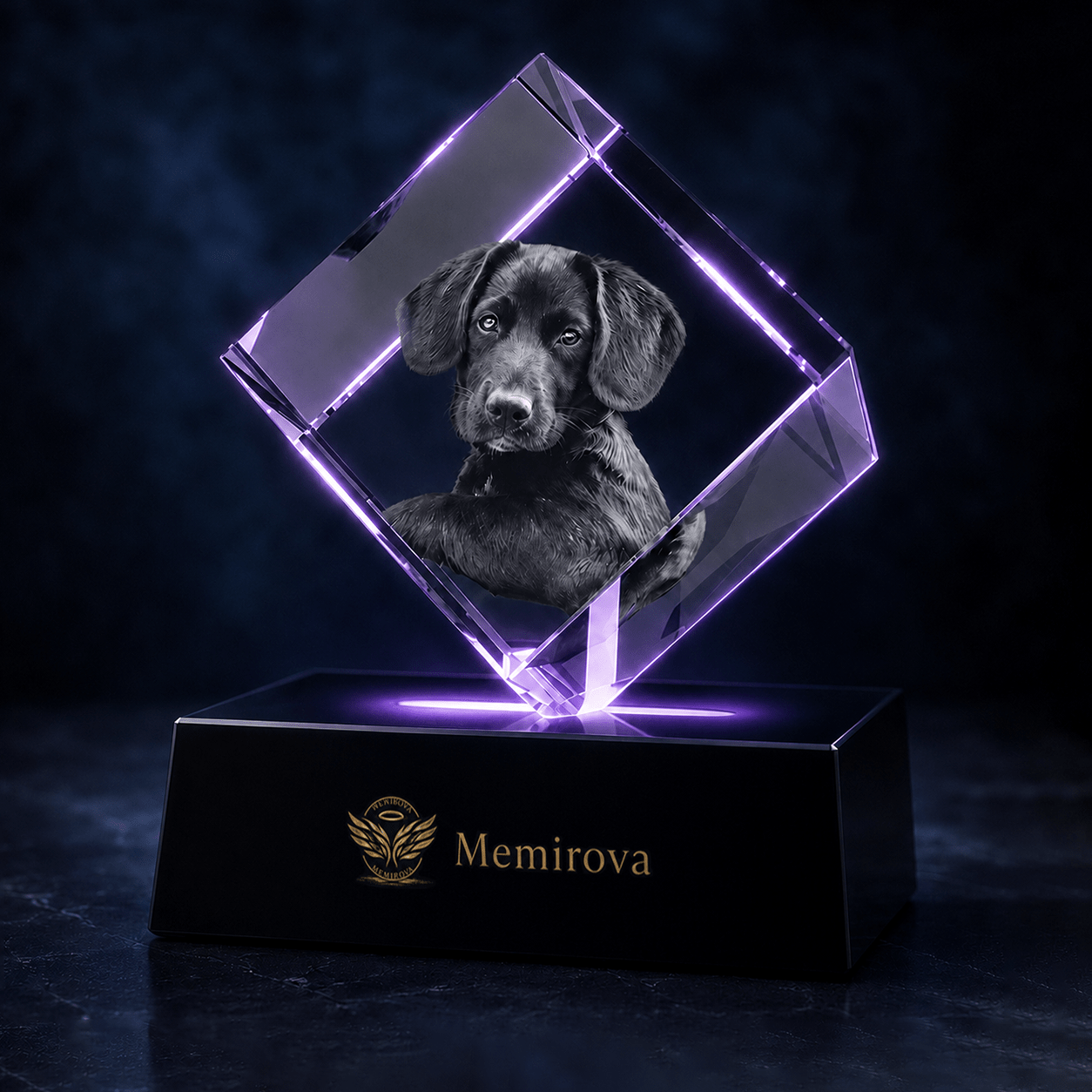 Memirova Memory Square Crystal Keepsake - Memirova