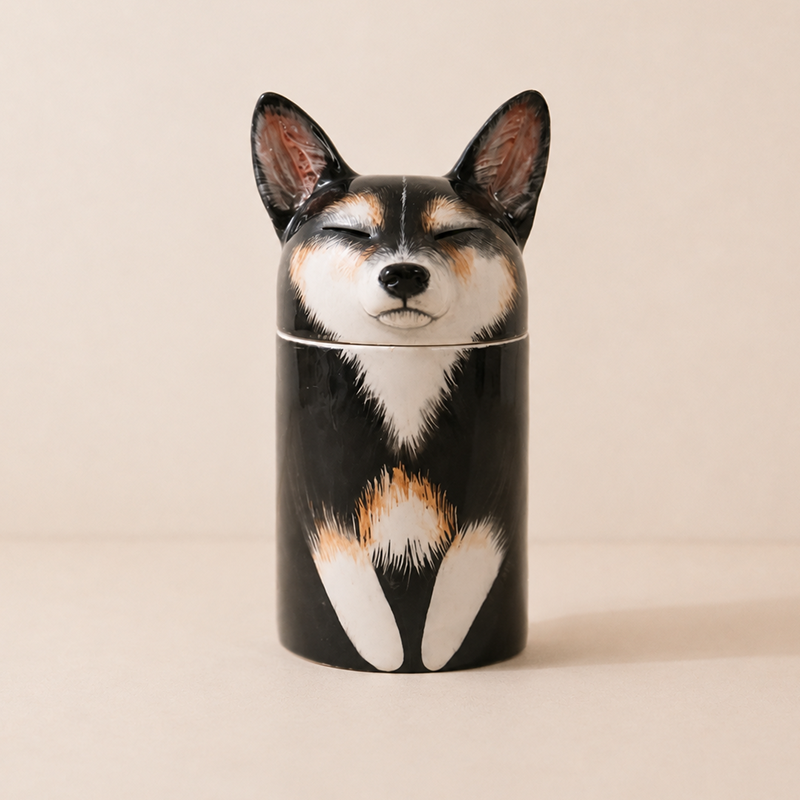 Dog Urn for Ashes Recreate the Coat Colors That Made Them Recognizable