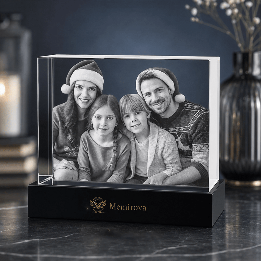 Memirova Father's Day Custom Crystal Plaque-Memirova