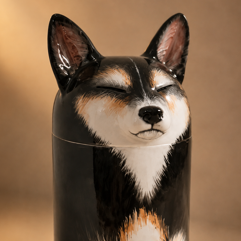 Dog Urn for Ashes Recreate the Coat Colors That Made Them Recognizable