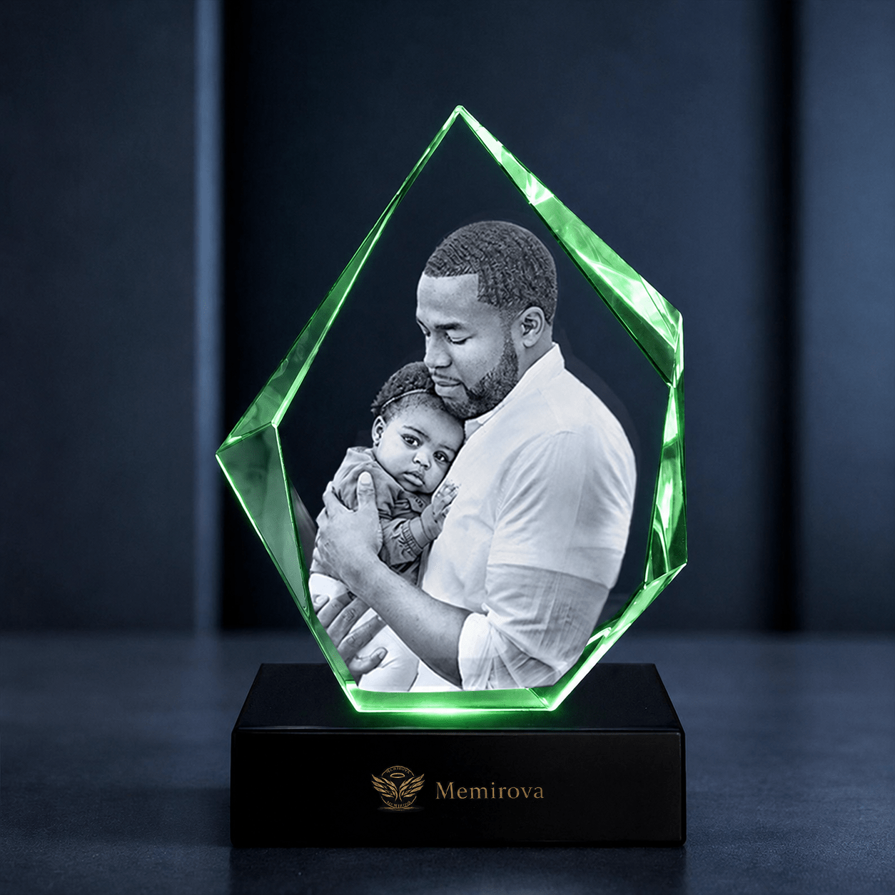 Memirova Faceted Prestige Crystal Memorial Keepsake - Memirova
