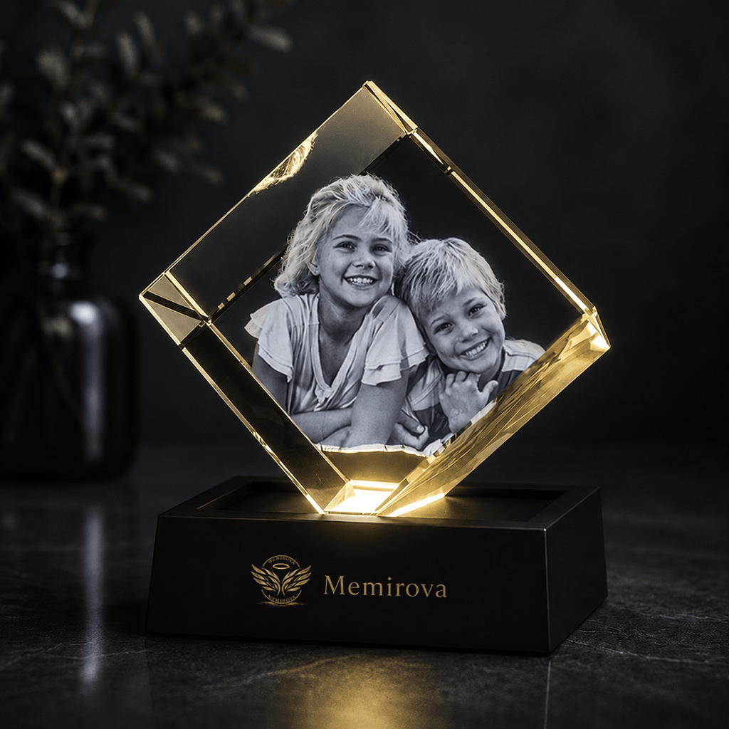 Memirova Memory Crystal Square Keepsake - Memirova