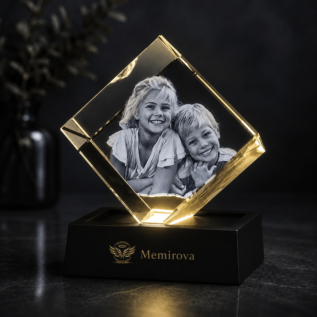 Memirova Memory Crystal Square Keepsake - Memirova