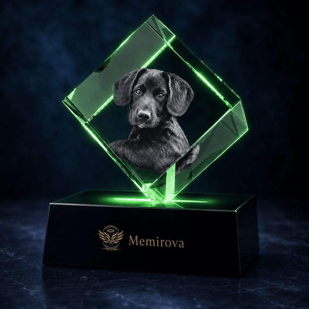 Memirova Memory Square Crystal Keepsake - Memirova