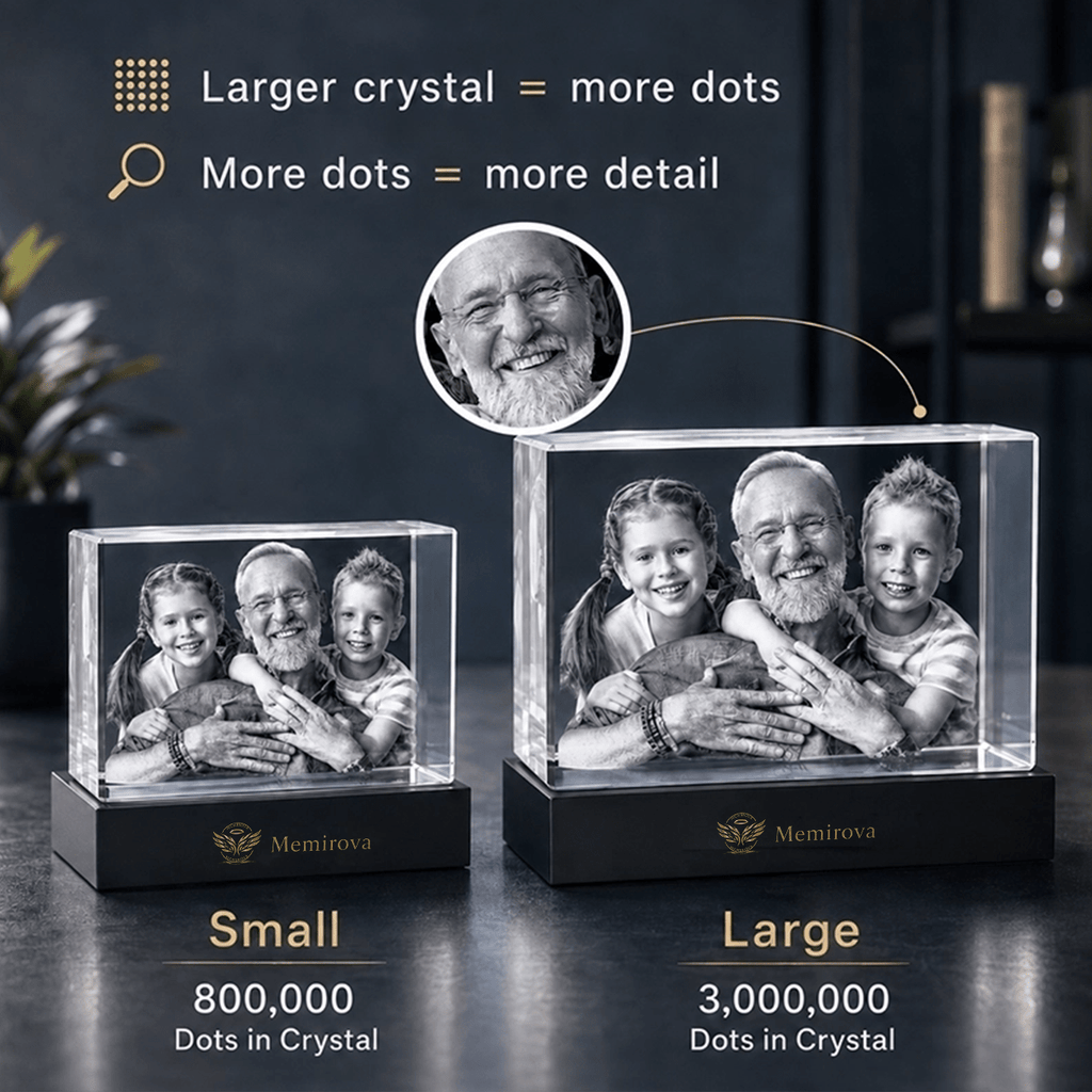 Memirova Father's Day Custom Crystal Plaque-Memirova