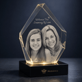 Memirova Mother's Day Faceted Prestige Crystal Keepsake-Memirova