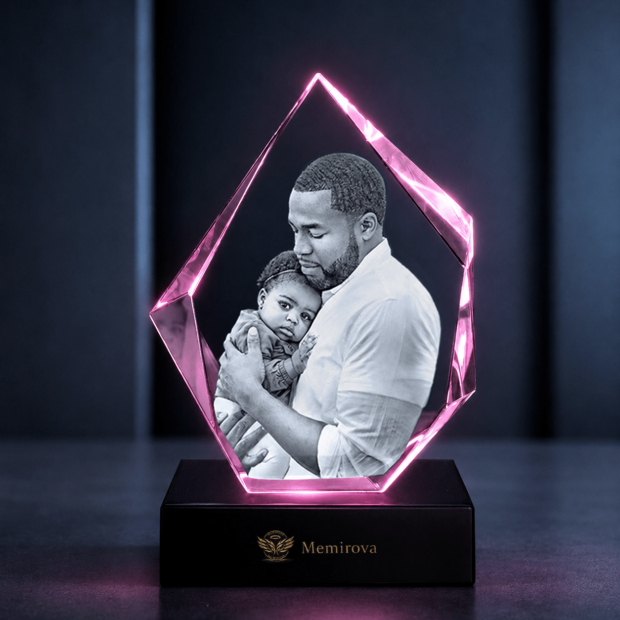 Memirova Faceted Prestige Crystal Memorial Keepsake - Memirova