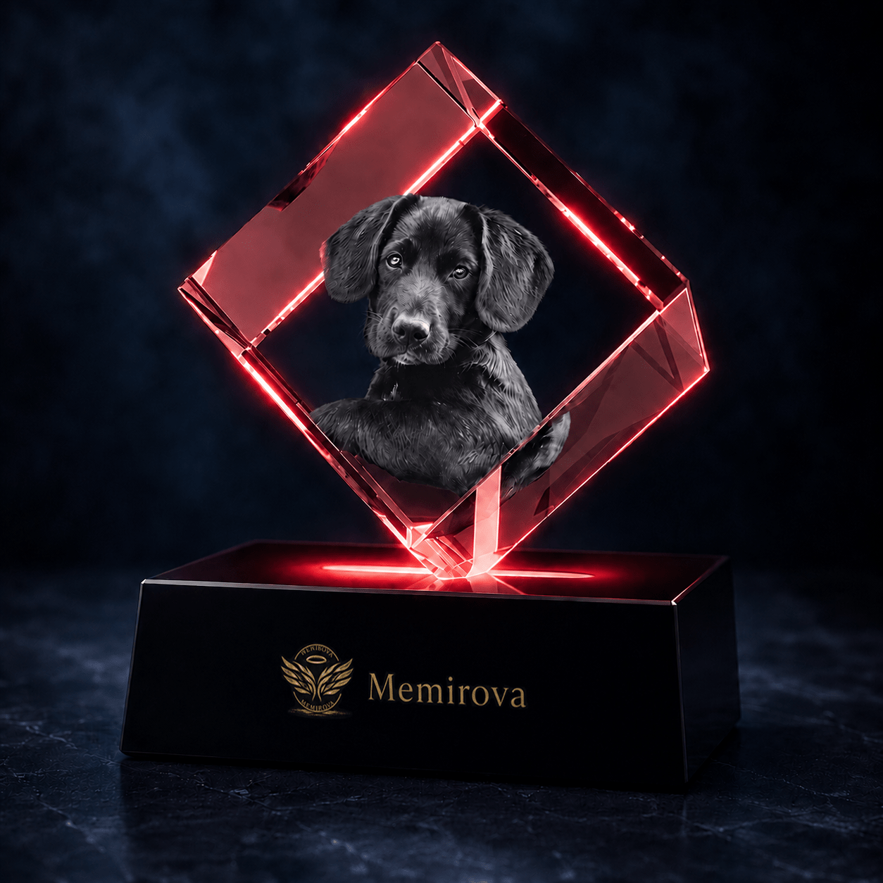 Memirova Memory Square Crystal Keepsake - Memirova