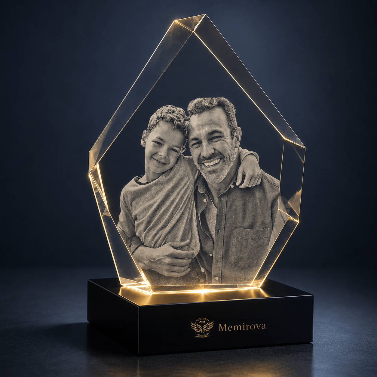 Memirova Father's Day Prestige Crystal Award-Memirova
