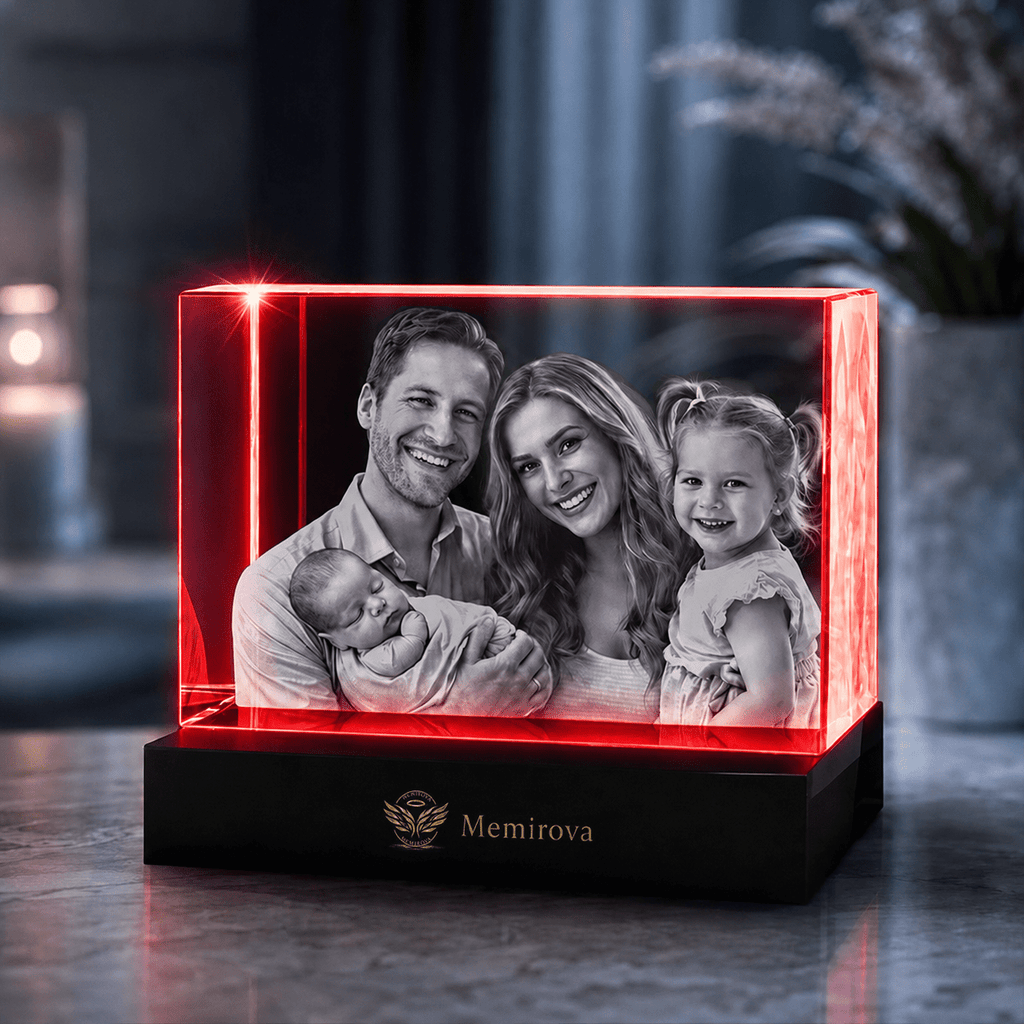 Memirova Personalized 3D Crystal Keepsake - Memirova