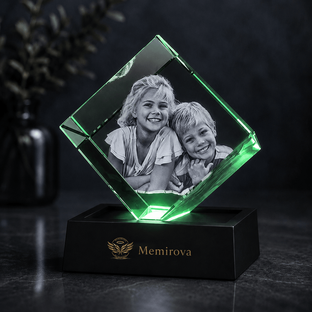 Memirova Memory Crystal Square Keepsake - Memirova