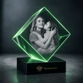 Memirova Mother's Day Square Crystal Keepsake-Memirova