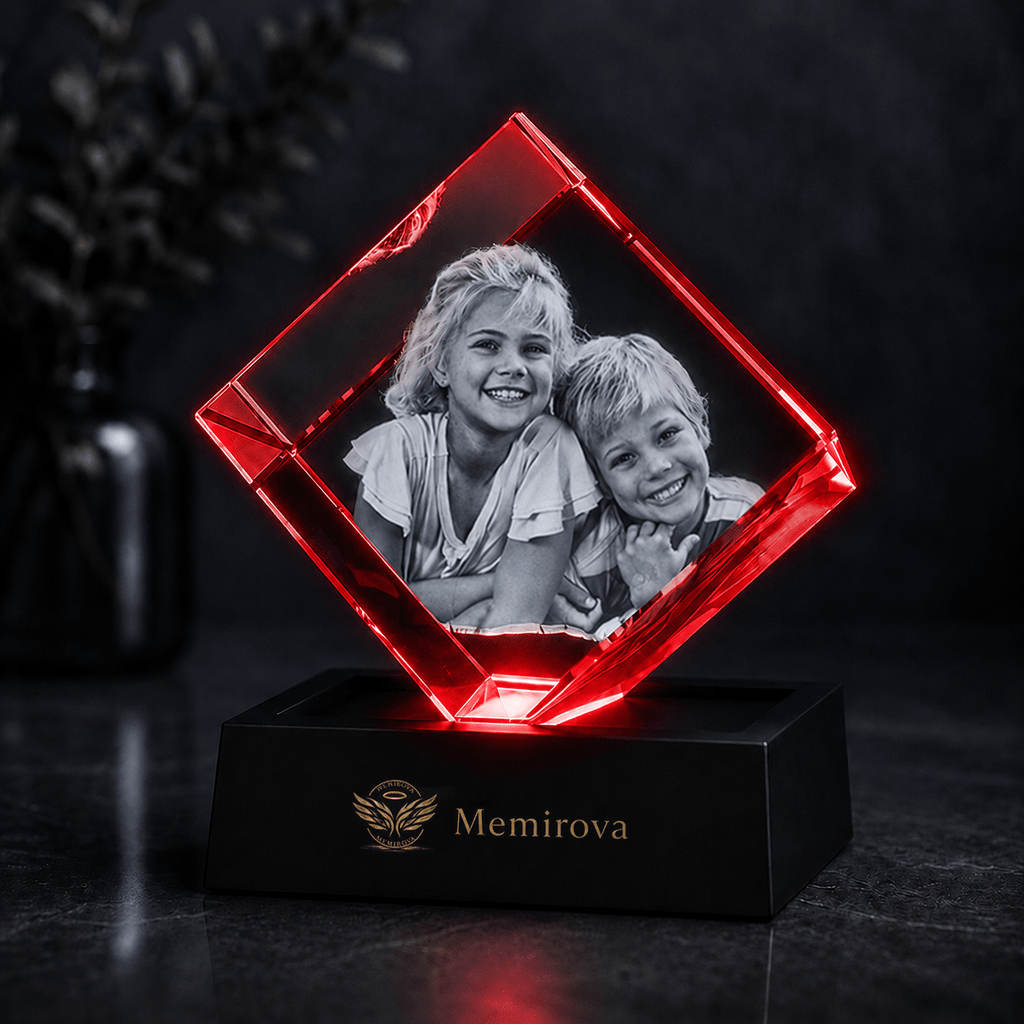 Memirova Memory Crystal Square Keepsake - Memirova