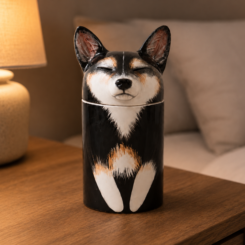 Dog Urn for Ashes Recreate the Coat Colors That Made Them Recognizable