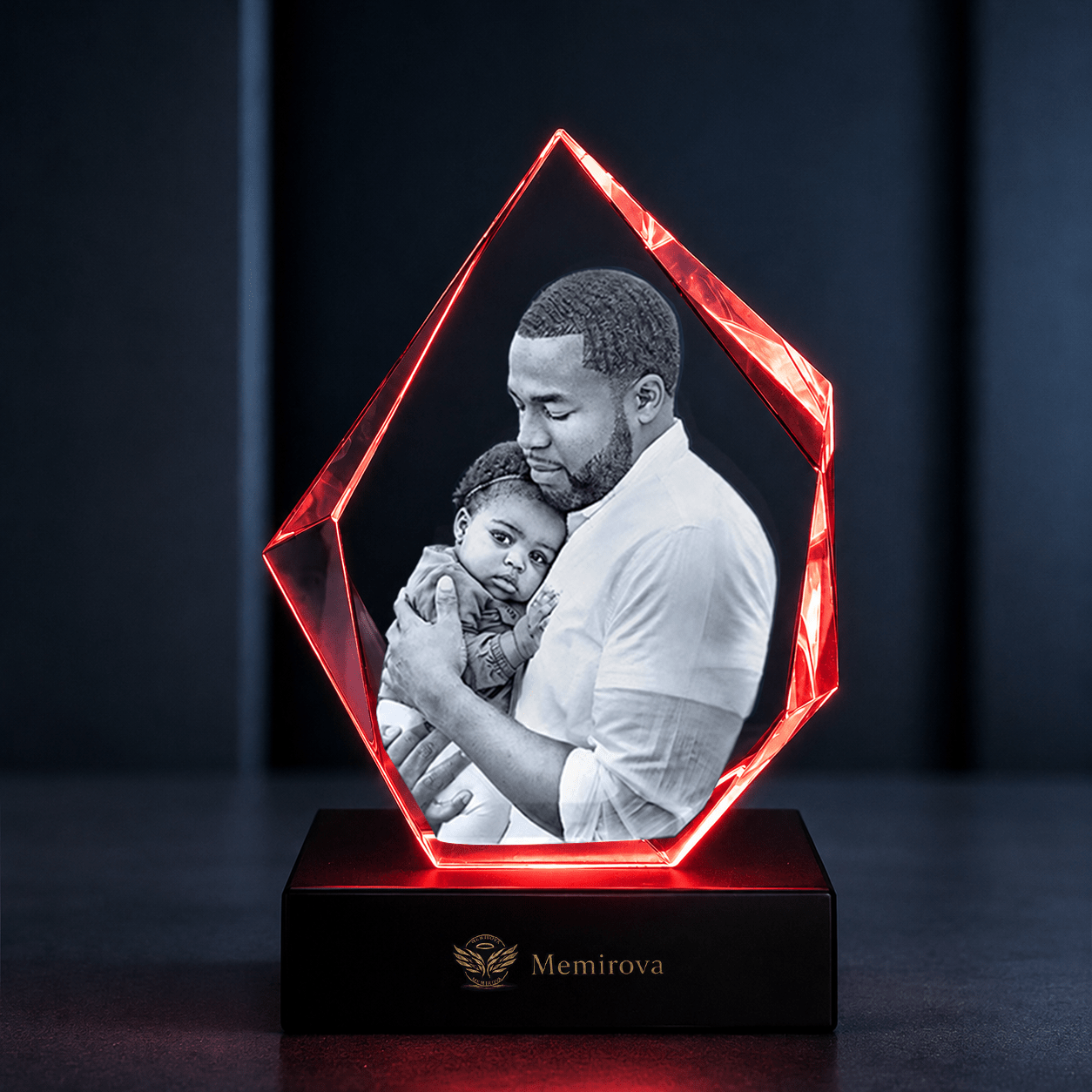 Memirova Faceted Prestige Crystal Memorial Keepsake - Memirova
