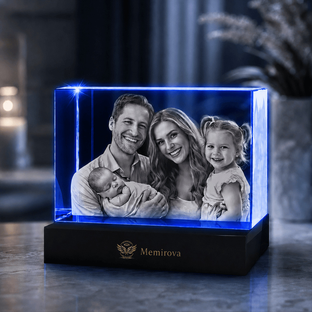 Memirova Personalized 3D Crystal Keepsake - Memirova