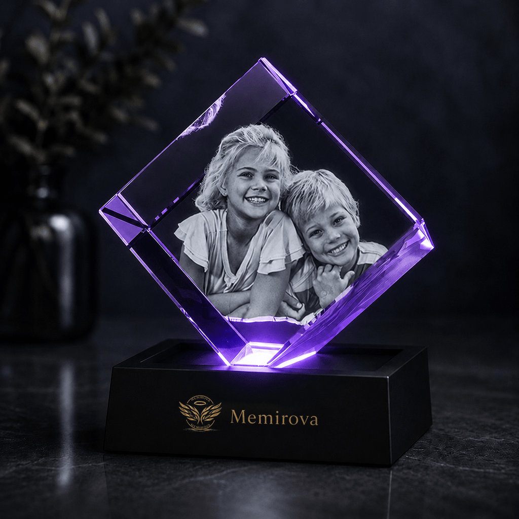 Memirova Memory Crystal Square Keepsake - Memirova
