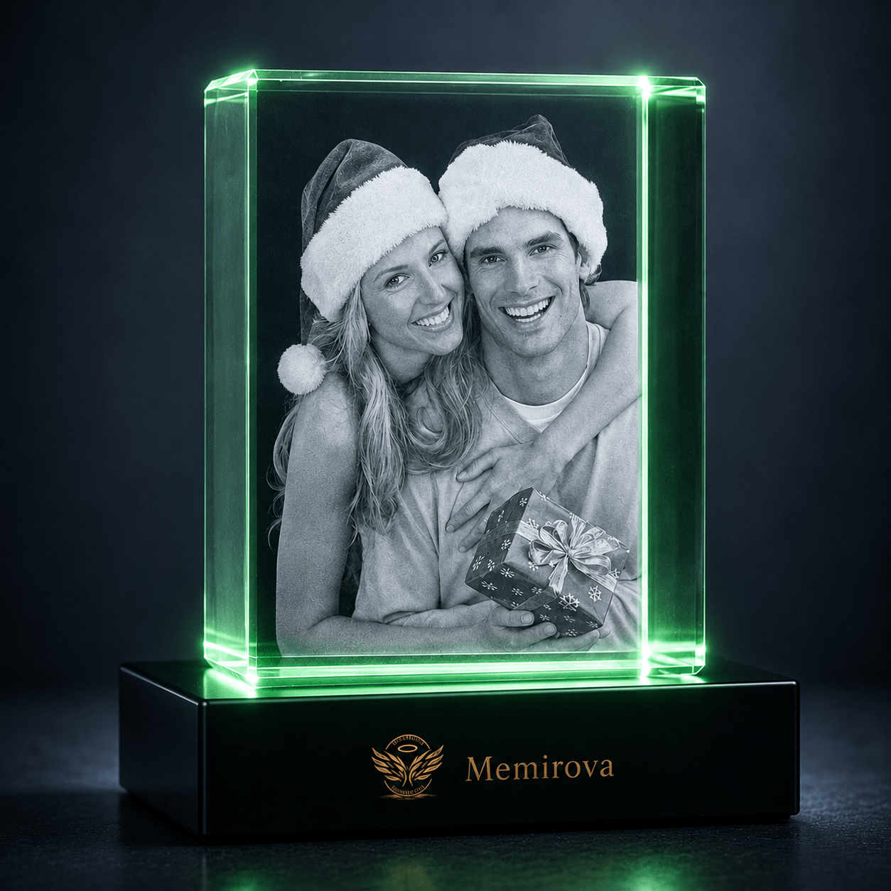 Memirova Christmas Memory Crystal Ornament-Memirova