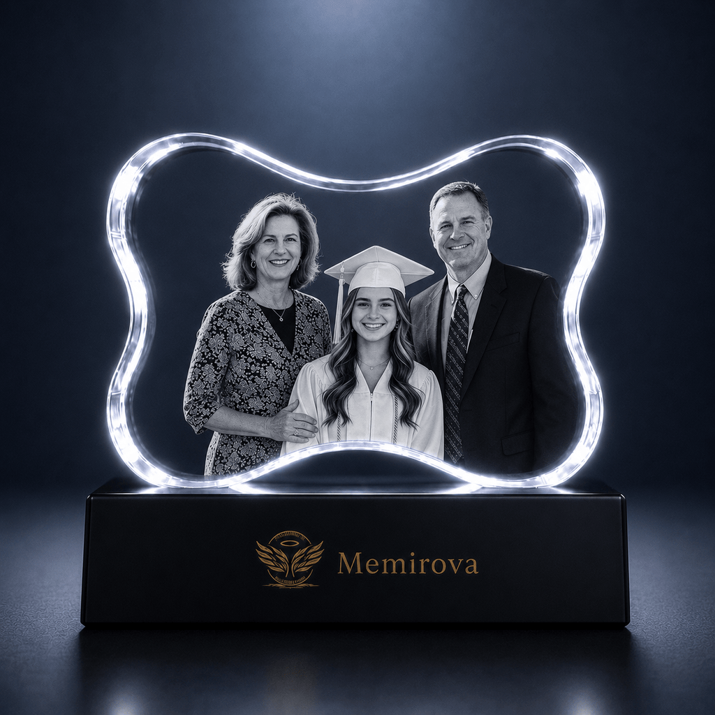 Memirova Graduation Paw & Pride Faceted Crystal-Memirova