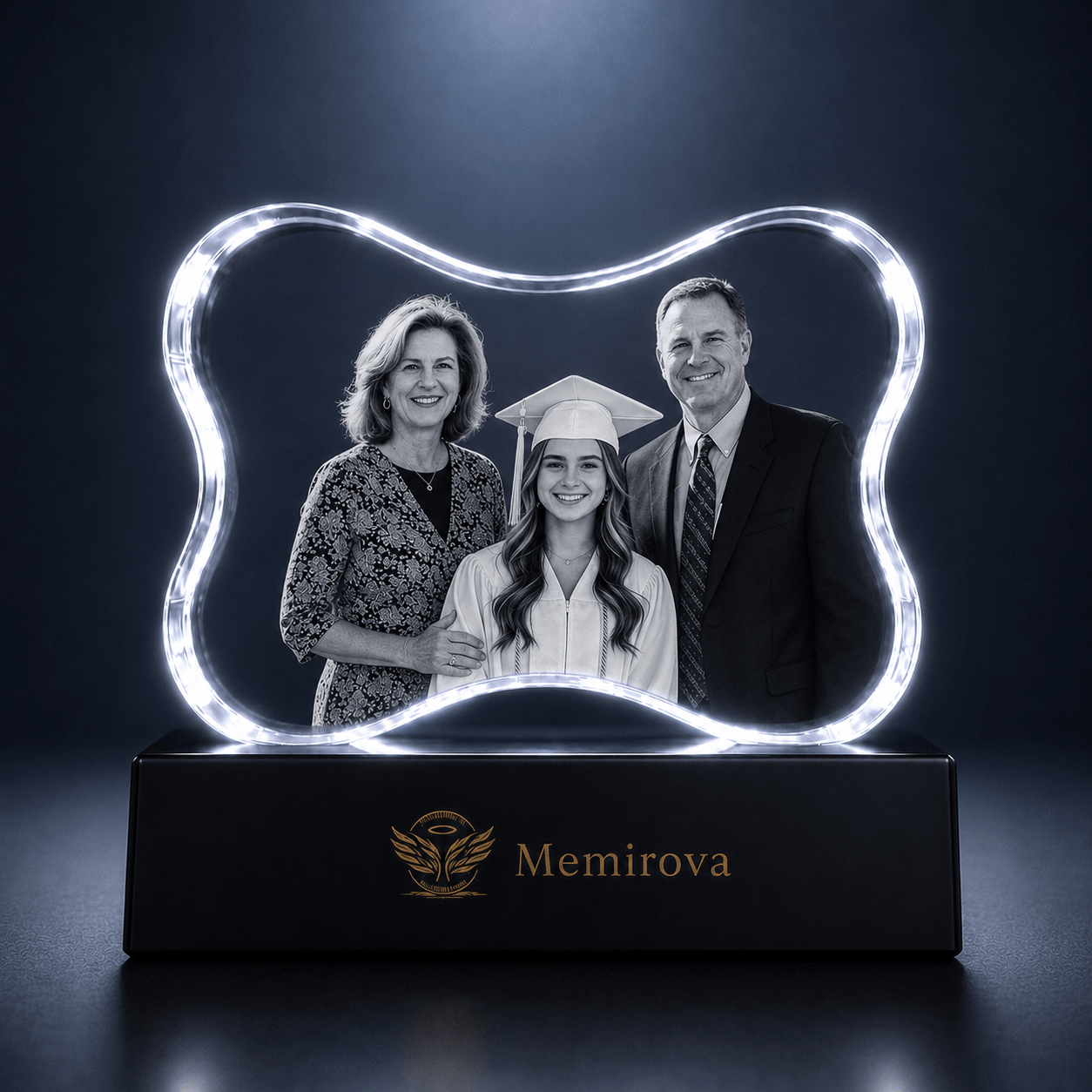 Memirova Graduation Paw & Pride Faceted Crystal-Memirova