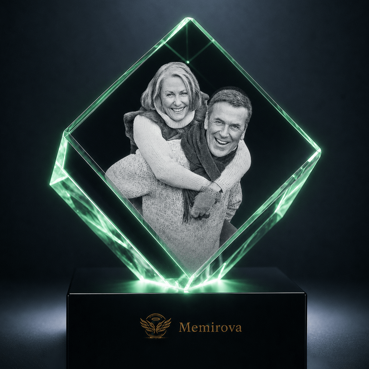 Memirova Perfect Match Square Photo Crystal - Memirova