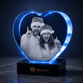 Memirova Christmas Heart Crystal Keepsake-Memirova