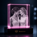 Memirova Wedding Faceted Crystal Centerpiece-Memirova