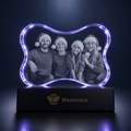 Memirova Christmas Faceted Paw Print Crystal-Memirova