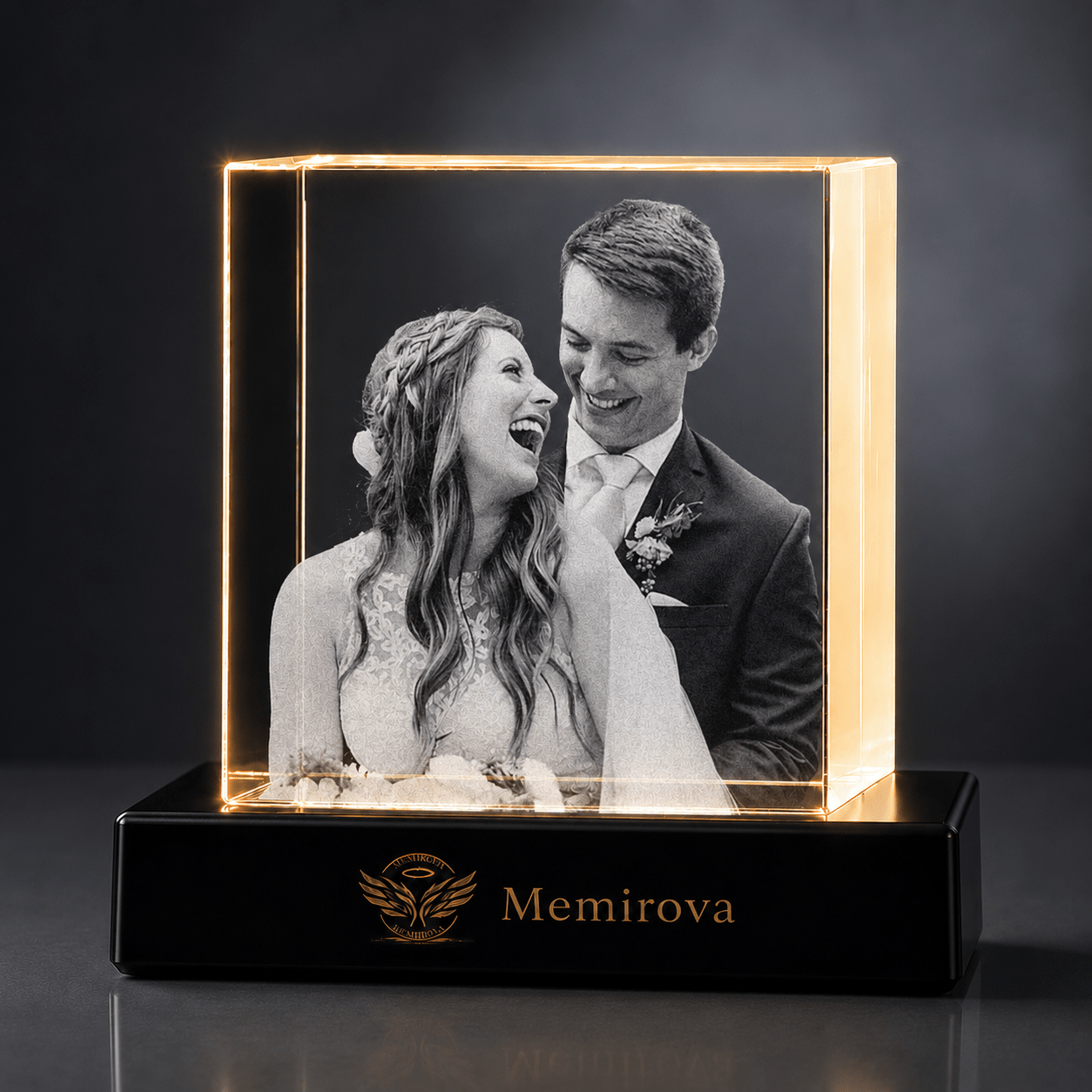 Memirova Wedding Faceted Crystal Centerpiece-Memirova