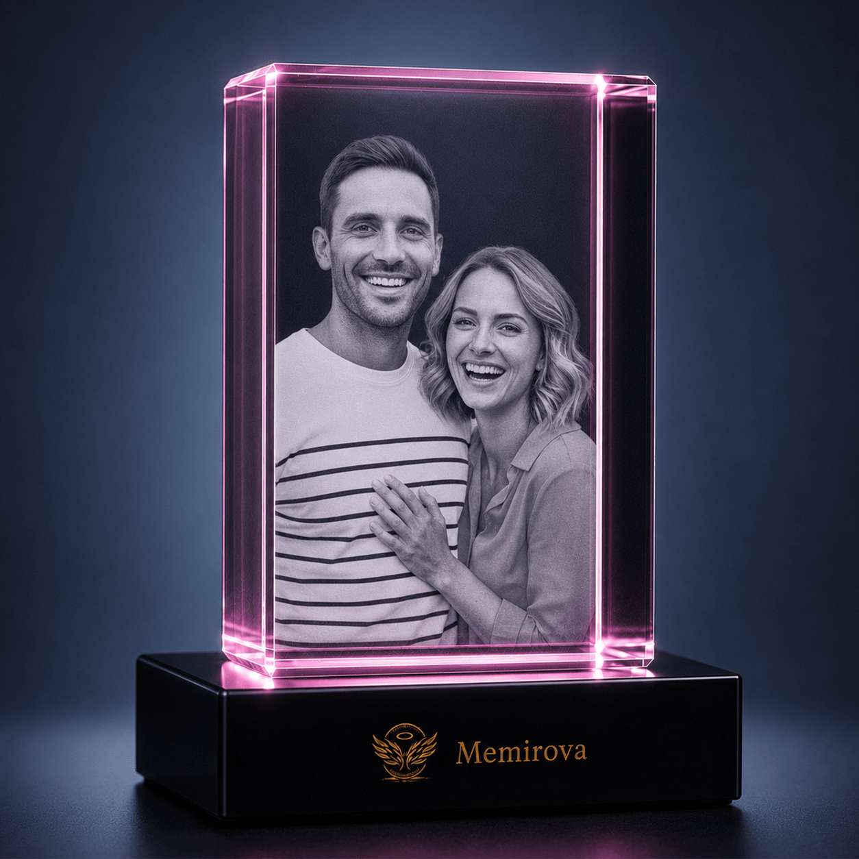 Memirova Years Together Portrait Crystal-Memirova