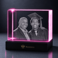 Memirova Graduation Custom 3D Crystal Photo Plaque-Memirova